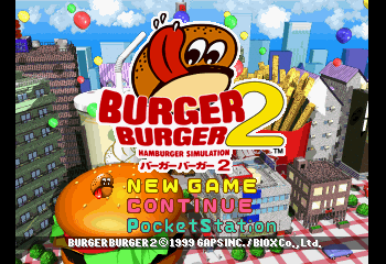 Burger Burger 2 Title Screen